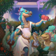 Illustration for article titled A Dragon Riding A Dinosaur